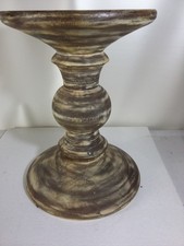 Blumenständer Blumensäule Holz massiv Höhe 50 cm