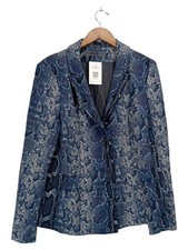 Airfield Blazer Damen Animal Print Viskose Langarm Gr. 42 Business