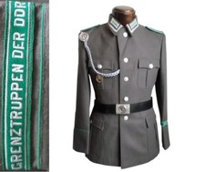 DDR NVA Grenztruppen Uniform Jacke +Gürtel East germany Border troops NCO jacket
