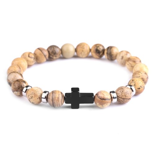 Armband stein perlen - perlen, hämatit