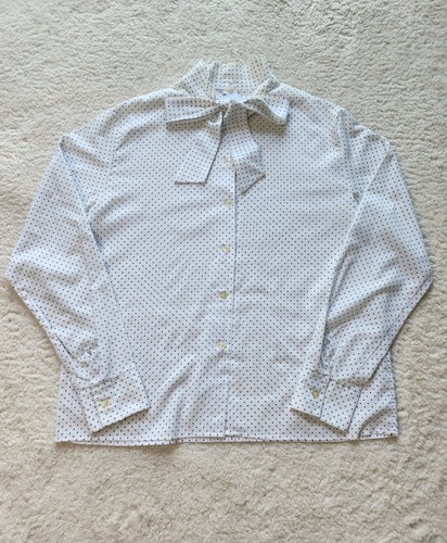 Vintage damen bluse erbse - vintage,