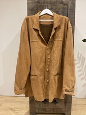 Herren Lederjacke In XXXL. Farbe Cognac.