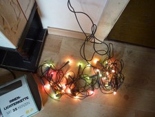 Dario Lichterkette innen 35 Lichter Kerzen , bunt /