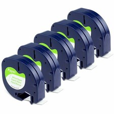 5 Pack Replace DYMO LetraTag