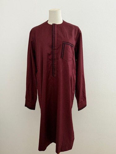 Vintage tunika kleid bordeaux - kleid,