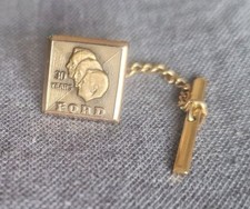 Ford Anstecknadel, gold 10k, 30 Jahre bei Ford, Stecker mit Kettchen
