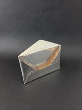 Versilberter Briefständer England – Letter Holder „Envelope“ – Mid Century