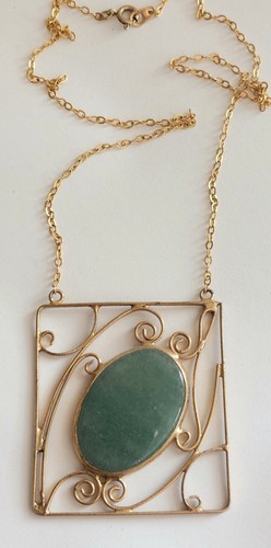 Collier vergoldet stile des - vergoldet,