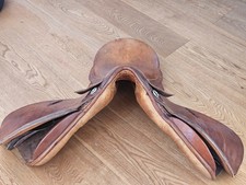 Ledersattel der Firma Goertz aus Jülich, Reitsattel, Pferdesport, Reiten