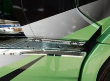 2-teilig Edelstahl Spoilerrohr