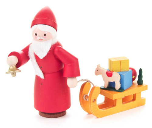 Nikolaus mit schlitten farbig - mit,