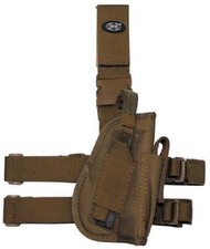US MOLLE Army Tiefzieh Beinholster Pistolenbeinholster Holster rechts Coyote
