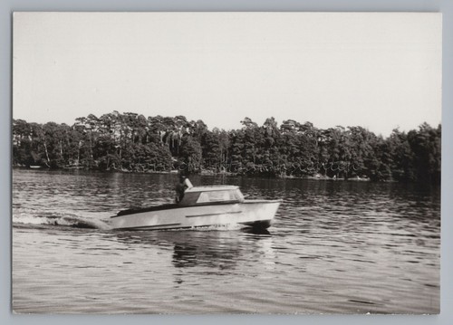 Motorboot altes foto - motorboot,