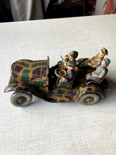 Kübelwagen - 4-Sitzer mit Soldaten - Dienstwagen - 2WK - Uhrwerk - Tippco (alt) 