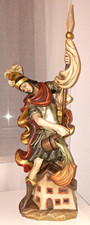 Holzfigur geschnitzt hl - holzfigur, geschnitzt,