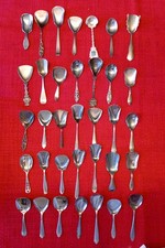 35 Zuckerlöffel teilweise versilbert Sammlungsauflösung