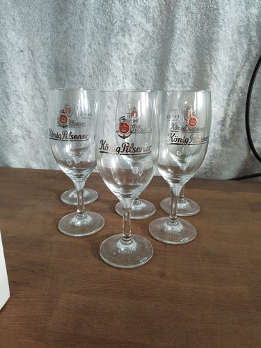 König pilsener bier - 6x, glas