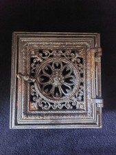 Antike Ofentür Warmhaltefach Kachelofen Gründerzeit Gusseisen Kachelofentür