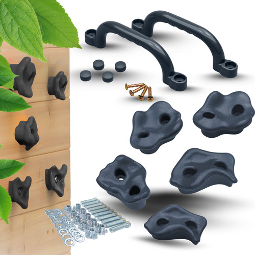 Klettersteine handgriffe set - klettersteine,