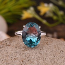Oval Cut Alexandrite Sterling