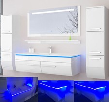 120 badmöbel set - badmöbel, schwarz