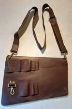 Echt-Lederschürze, Kellnerschürze, Vorbinder, BBQ Schürze, Schürze, Lederschürze