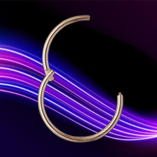 I CLICKER OHRRINGE 6 mm I Echt