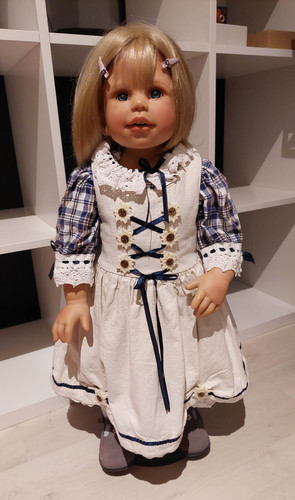 Sammlerpuppe isabel monika - sammlerpuppe, "isabel"