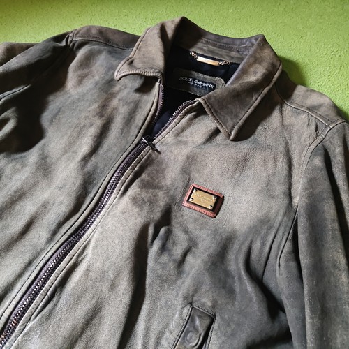 Dolce gabbana lederjacke - dolce,