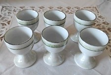 6 x alte Eierbecher Porzellan