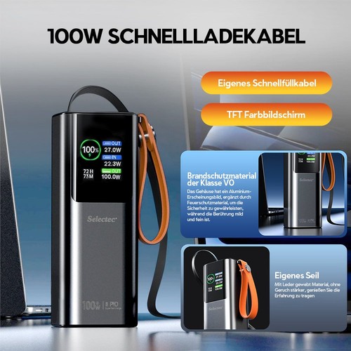 Powerbank 50000mah 100w usb - 100w, usb-c