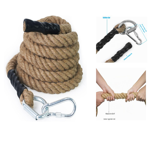 Kletterseil mit karabiner - karabiner, 30