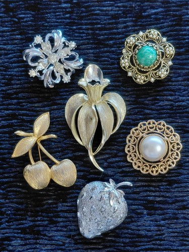 Vintage broschen 3 - 6,