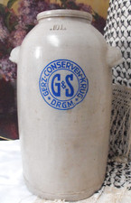 10L Steingut Gärtopf Sauerkrauttopf Gurkentopf Einmachtopf Gerz Conserven Krug 1