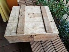 Alte Holzkiste Landhaus  Vollholz Frachtkiste Vintage Garten Requisite 1202M