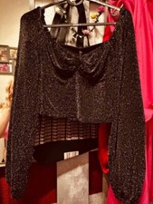 Damen Glitzer Anzug Set 2-teilig ungetragen chic von New Yorker Stretch