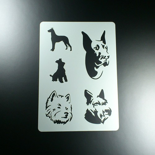 Schablone hund hunde - schablone,