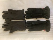 2 Paar Lederhandschuhe, Roeckl Wildleder, Noname Glattleder Maße s. Foto