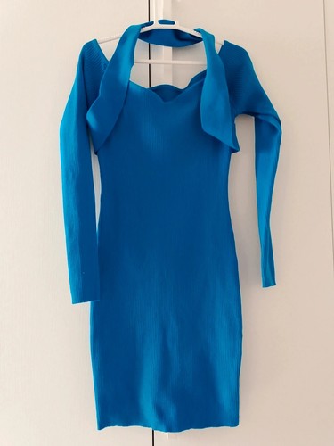 Shein kleid electric blue - shein,