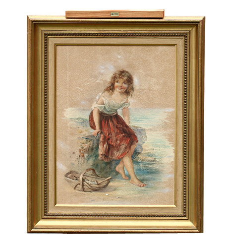 Aquarell xix signiert - aquarell,