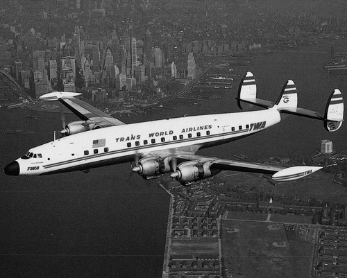 Twa lockheed constellation - twa,