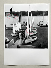 Orig foto ddr segelboot - segelboot, messe