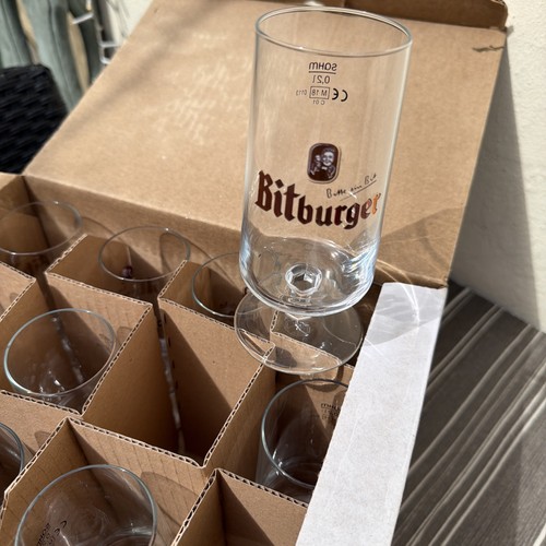 Bitburger bierglas tulpe - 12,