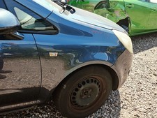 Kotflügel rechts Opel Corsa D Farbcode Z168 4XU Farbe Blau Metro Perl M2