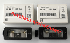 2x ORIGINAL BMW Kennzeichenleuchte 3er E46 E90 E92 5er E39 E60 E61 X6 E71 E72