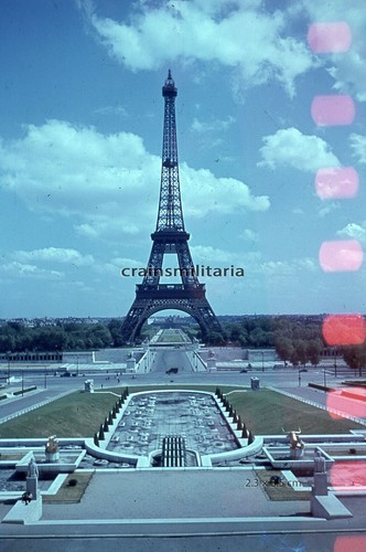 Orig farbdia foto eiffelturm - orig.,