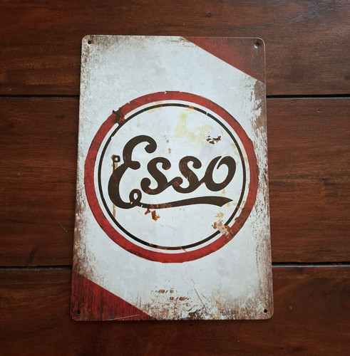 Esso metall blechschild - esso,
