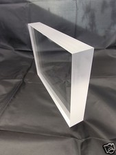 Platte Acrylglas Transparent  Plexiglas_ Kristall Klar    100 x 150 x 30mm