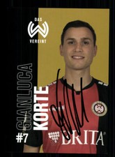 Gianluca Korte Autogrammkarte SV Wehen Wiesbaden 2021-22 Original Signiert