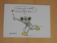 1x Postkarten Janosch Schnell